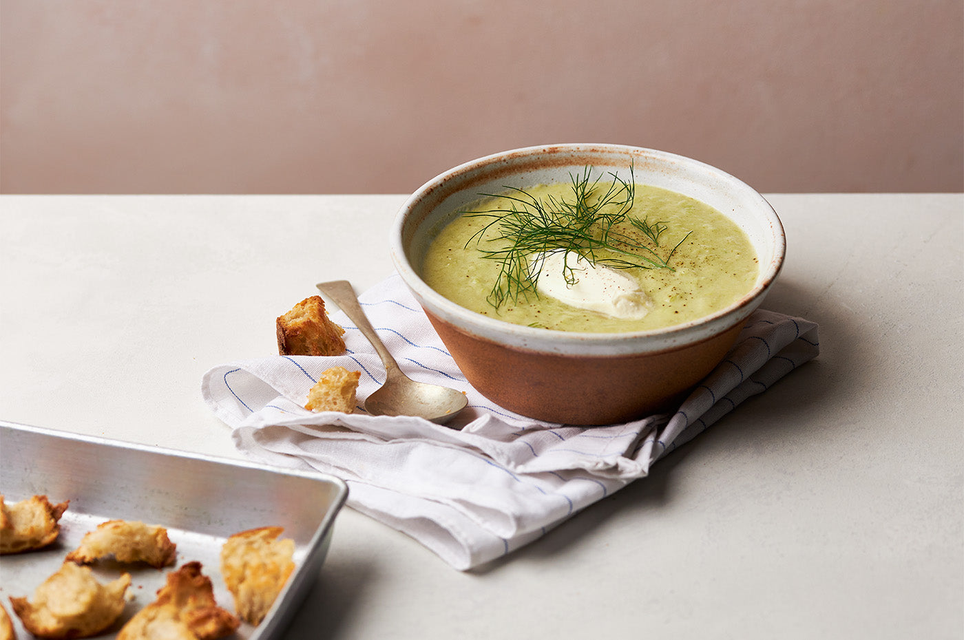 potato soup made with dinner ladies buttered mashed potato