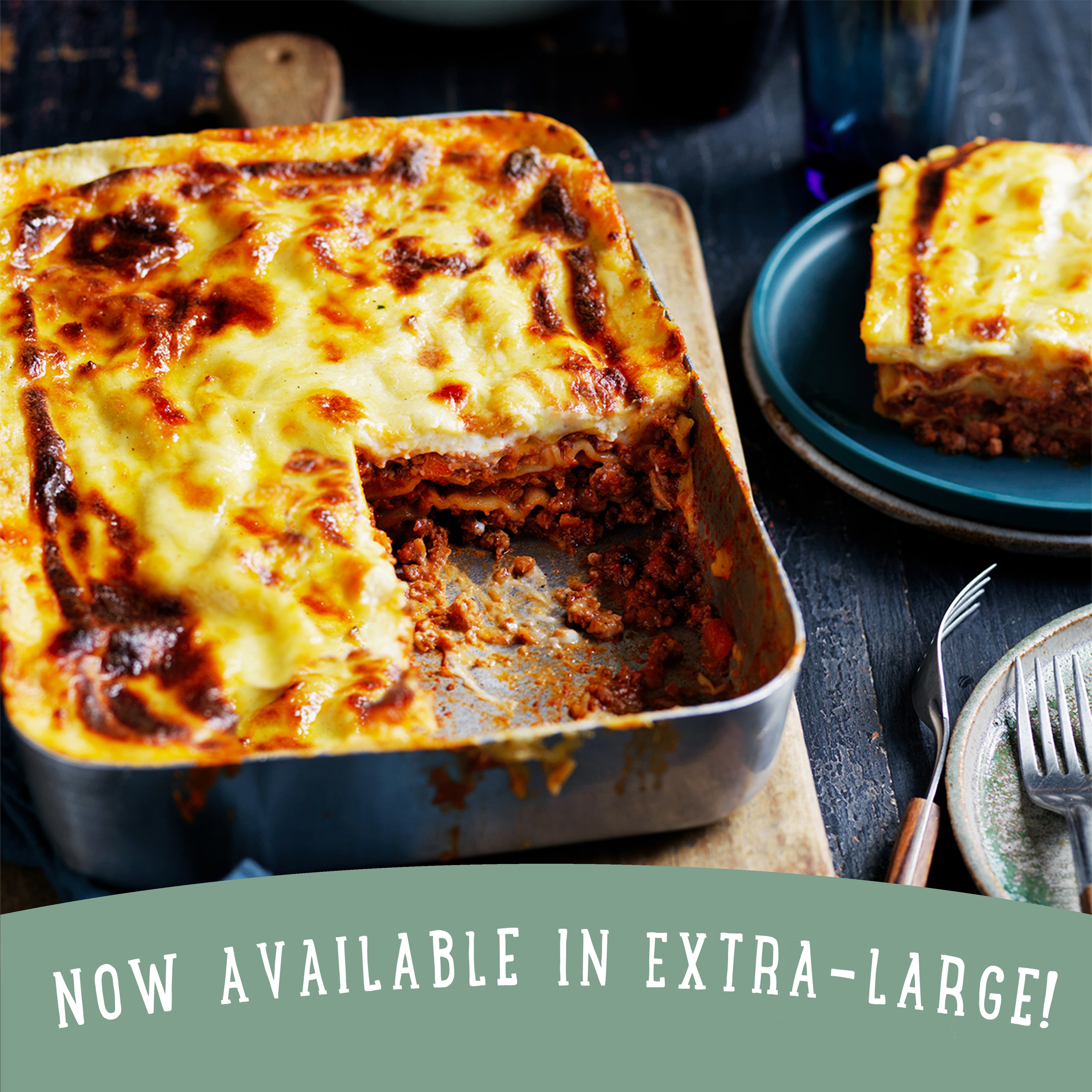 Extra-large classic beef lasagne – The Dinner Ladies