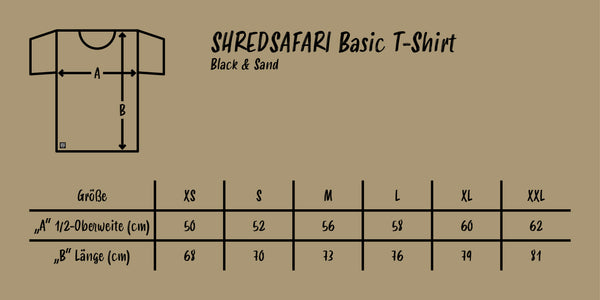 Groessentabelle Shredsafari Basic T-Shirt_bl_sa