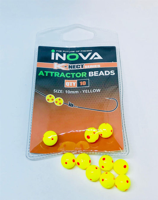 Inova Hi-Vis Duo Round Glow Beads – Anglers Corner