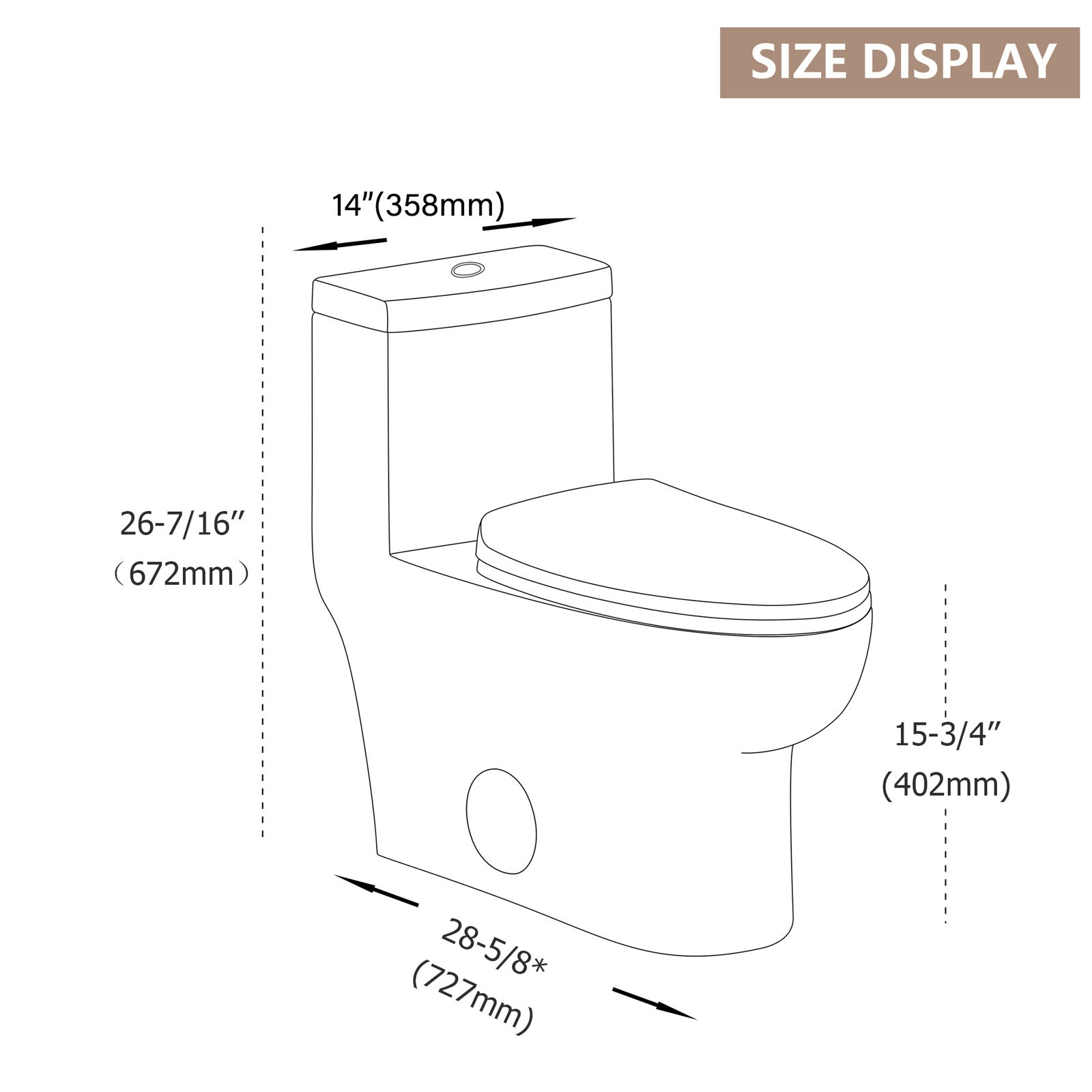 lordear-1116-gpf-one-piece-toilet-dual-flush-elongated-toilet-floor-mounted-seat-included