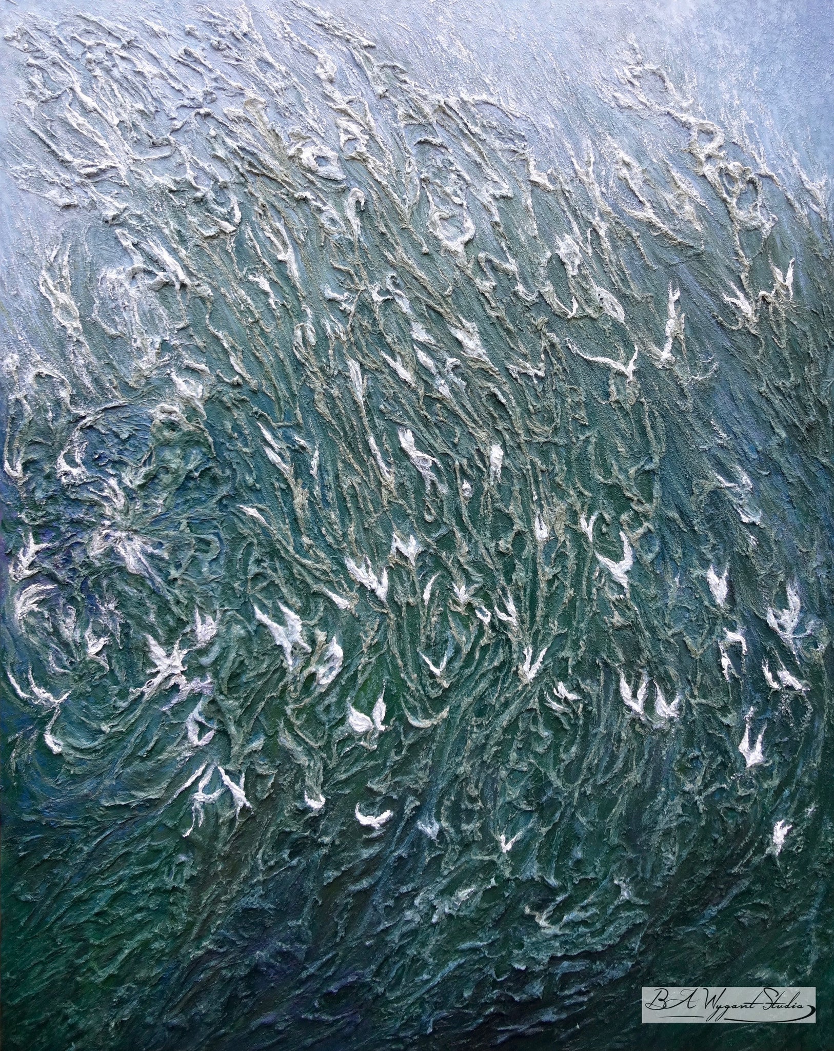 Transformation | Original Oil Painting on Sculptural Base