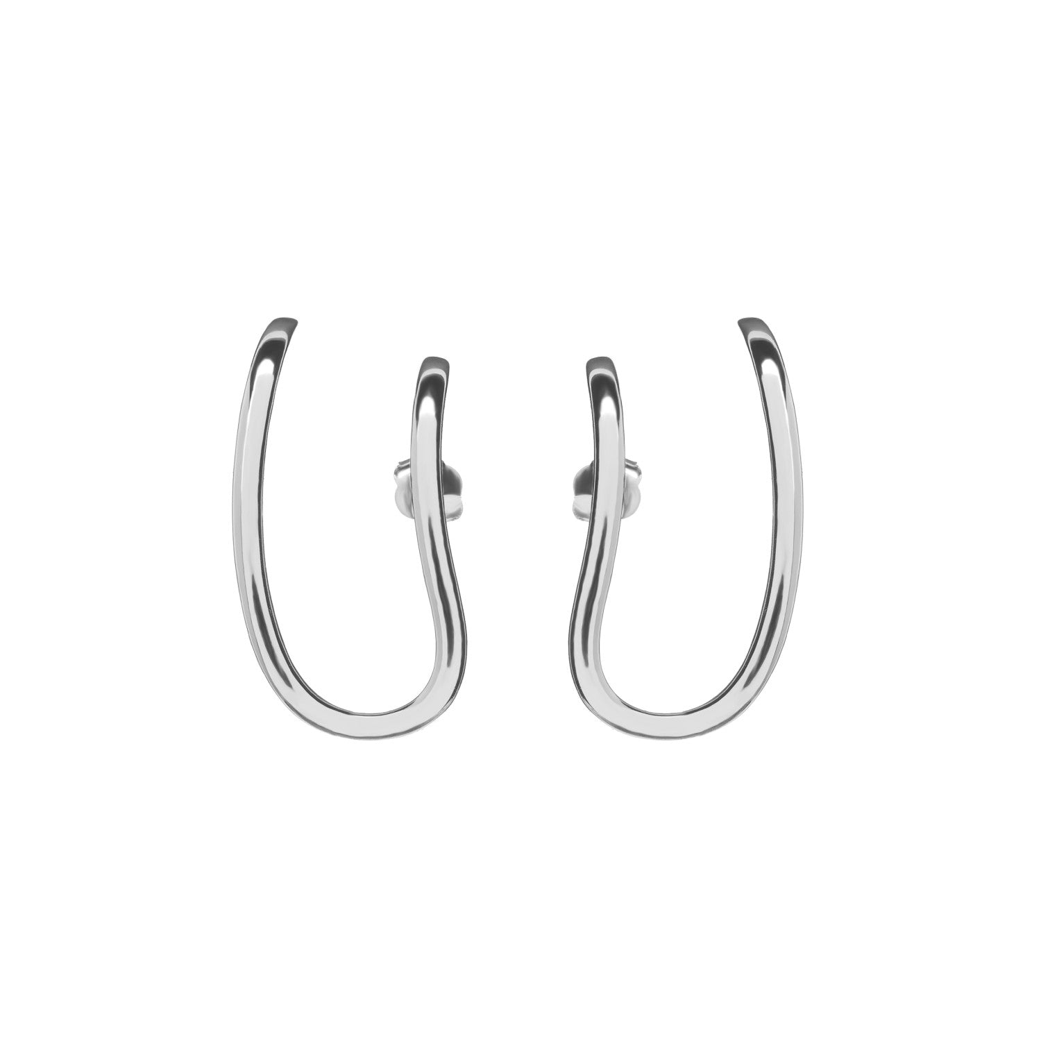 Boucles d'oreilles - Boucles d'oreilles originales en argent boucles d'oreilles en forme de tragus