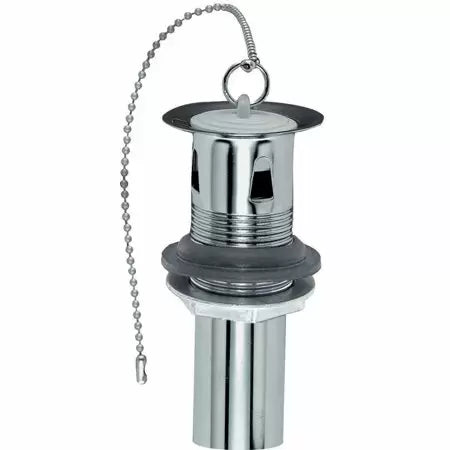 Plumb Pak P.O. Plugs. One Piece With Chain & Stopper. 11/4"