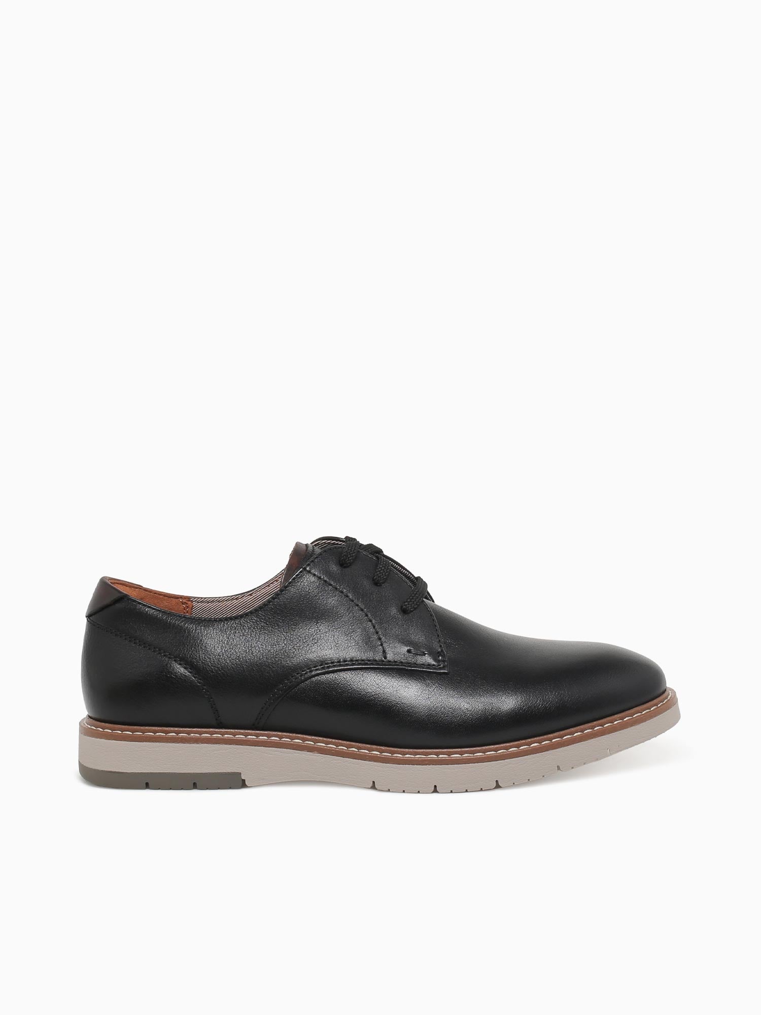 Vibe Plain Toe Black Brown leather Crazy