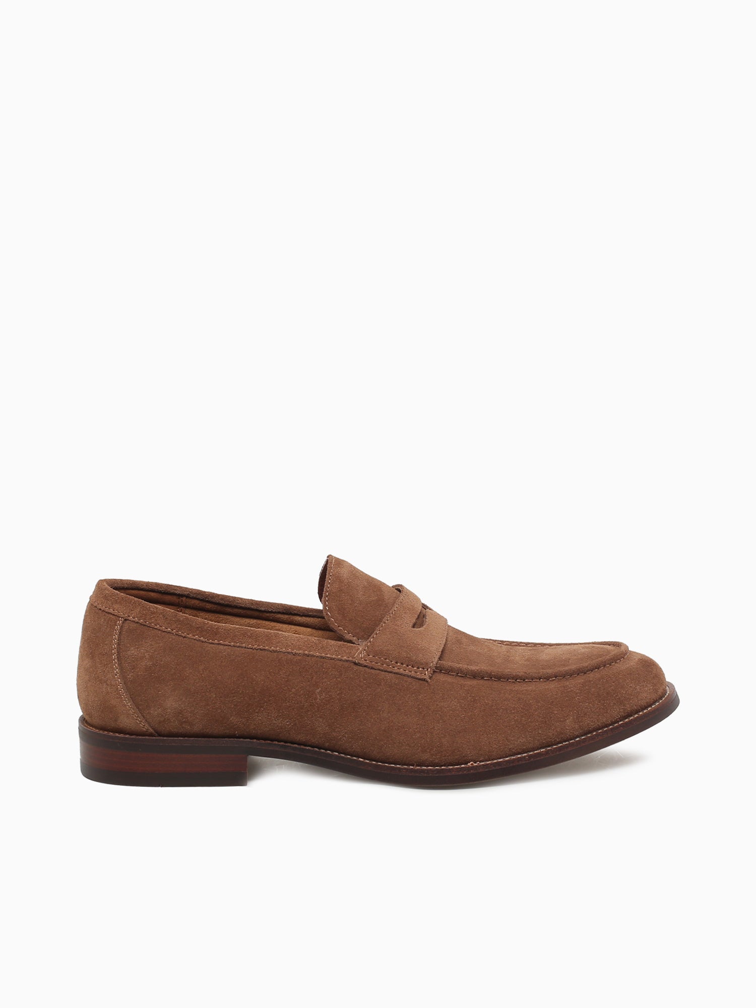 Rucci Moc Toe Penny Mocha Suede