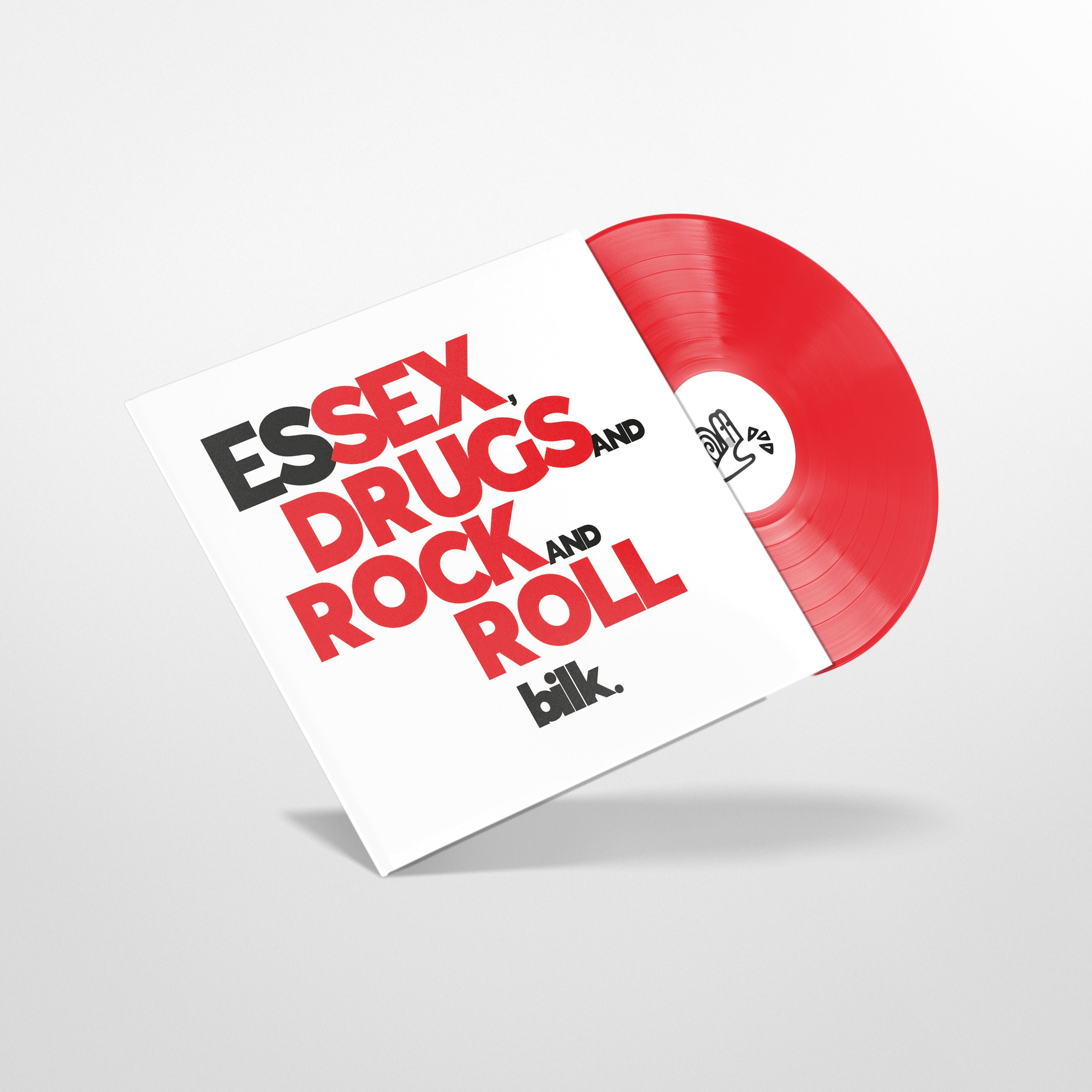 Bilk - 'Essex, Drugs and Rock and Roll' LP - Vinyl - Red 12" Disc ONLINE EXCLUSIVE - Bilk product image