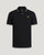 Tipped Polo in Black