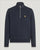 Belstaff Quarter Zip Sweatshirt in Dark Ink