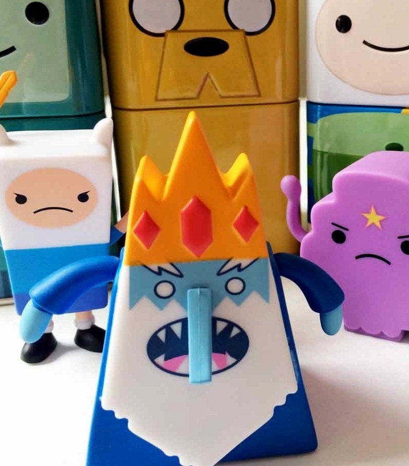 adventure time figure and tin