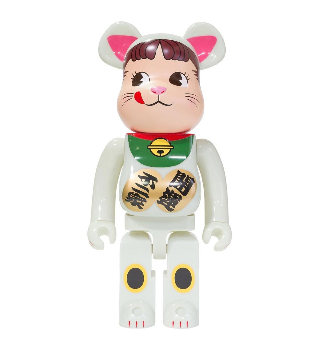 Bearbrick 1000% Action Figures Cartoon Blocks Bear Dolls Lucky Cat