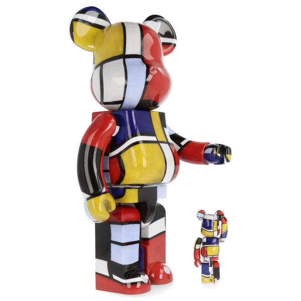 BE@RBRICK Piet Mondrian100％ & 400％ベアブリック www