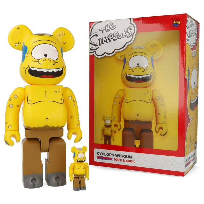 シンプソンズ Simpsons CYCLOPS WIGGUM 400% ベアブリック/未使用 ...