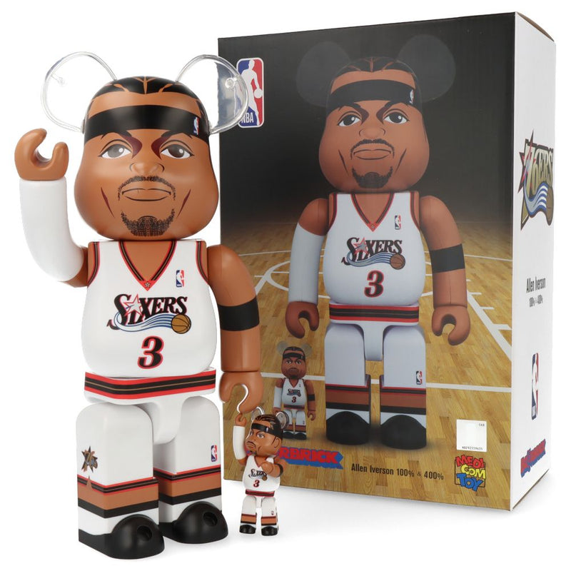 BE@RBRICK Allen Iverson 100％ ＆400% elc.or.jp