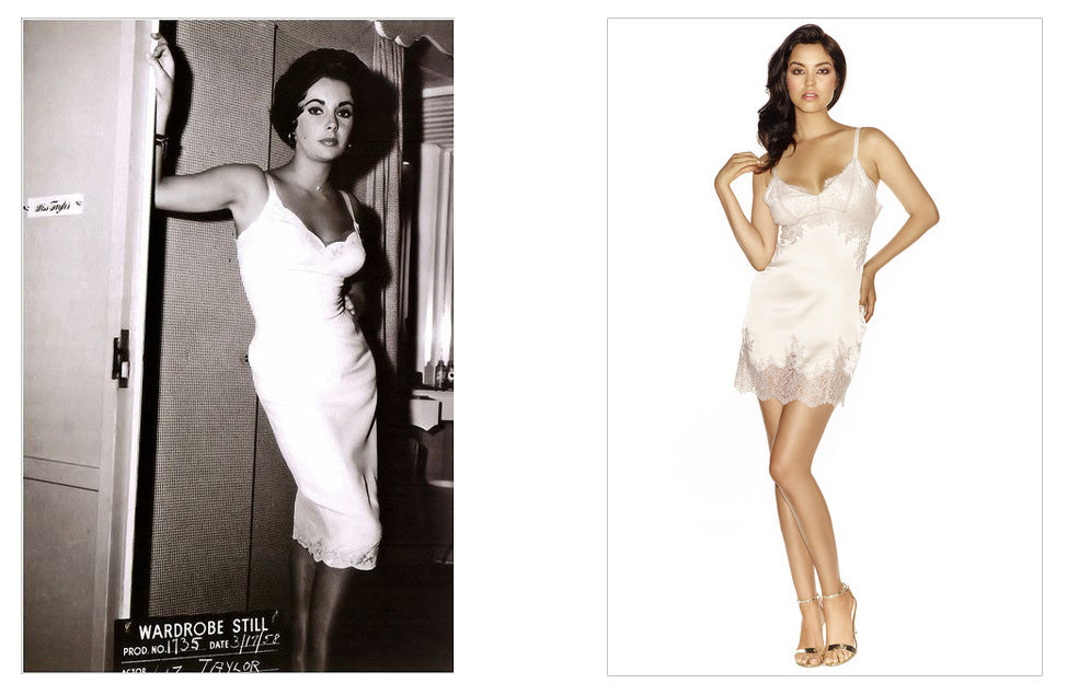 Elizabeth Taylor - NK iMODE Capucine Paramour Silk Chemise