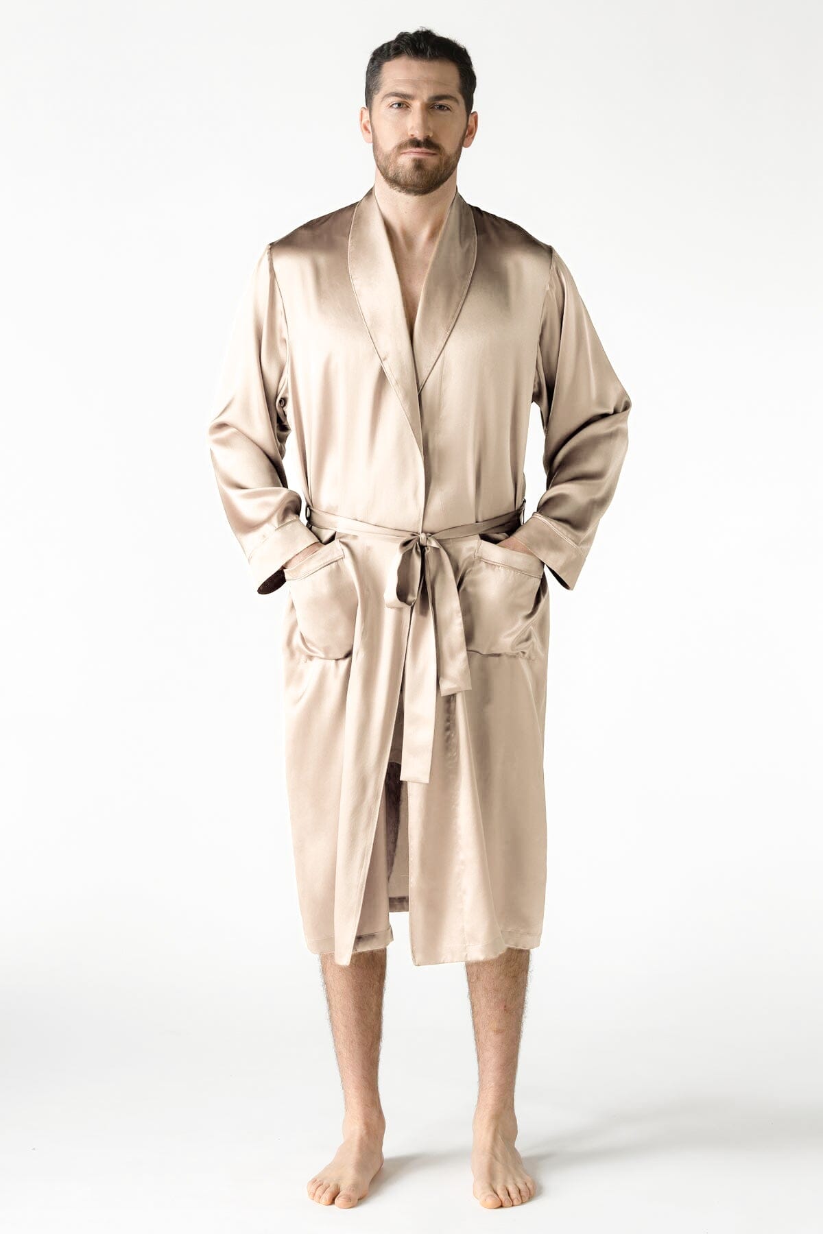 NK IMODE Men Silk Robe