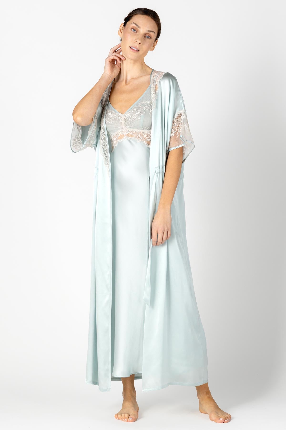 Agatha Nostalgia BS Long Silk Gown