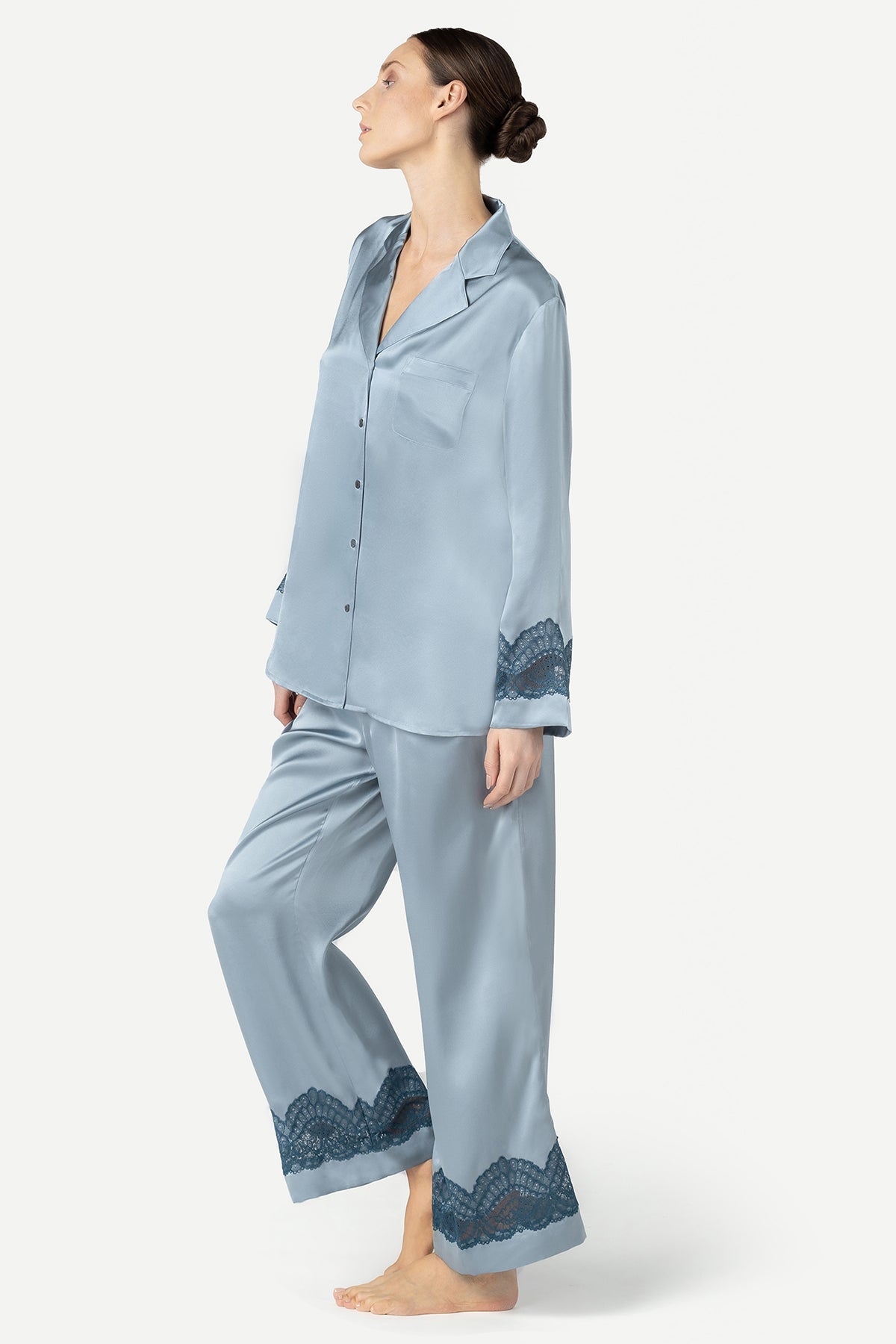 Alice Feminine Lounge Silk PJ Set