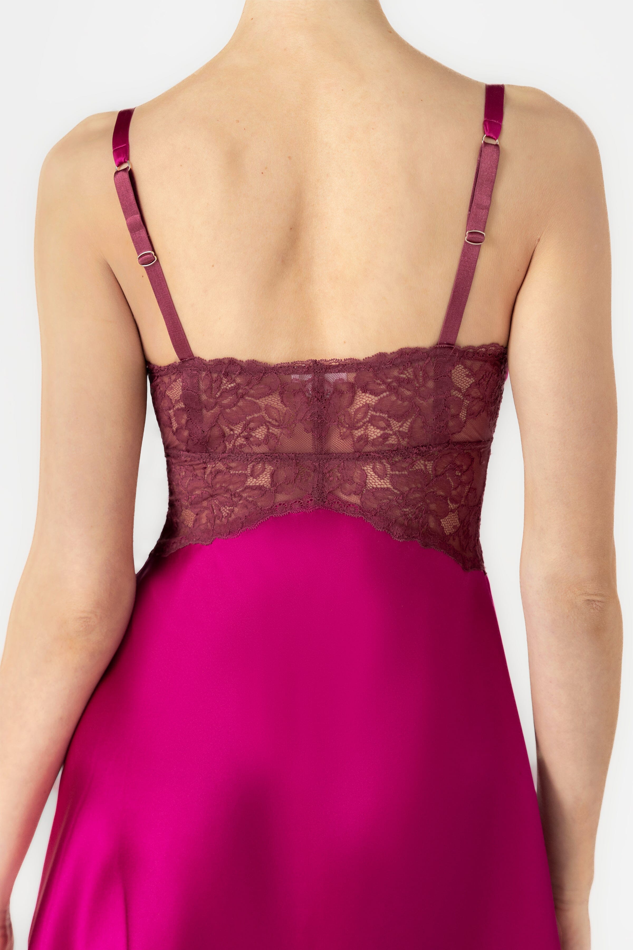 Morgan Cradle Bust Silk Chemise