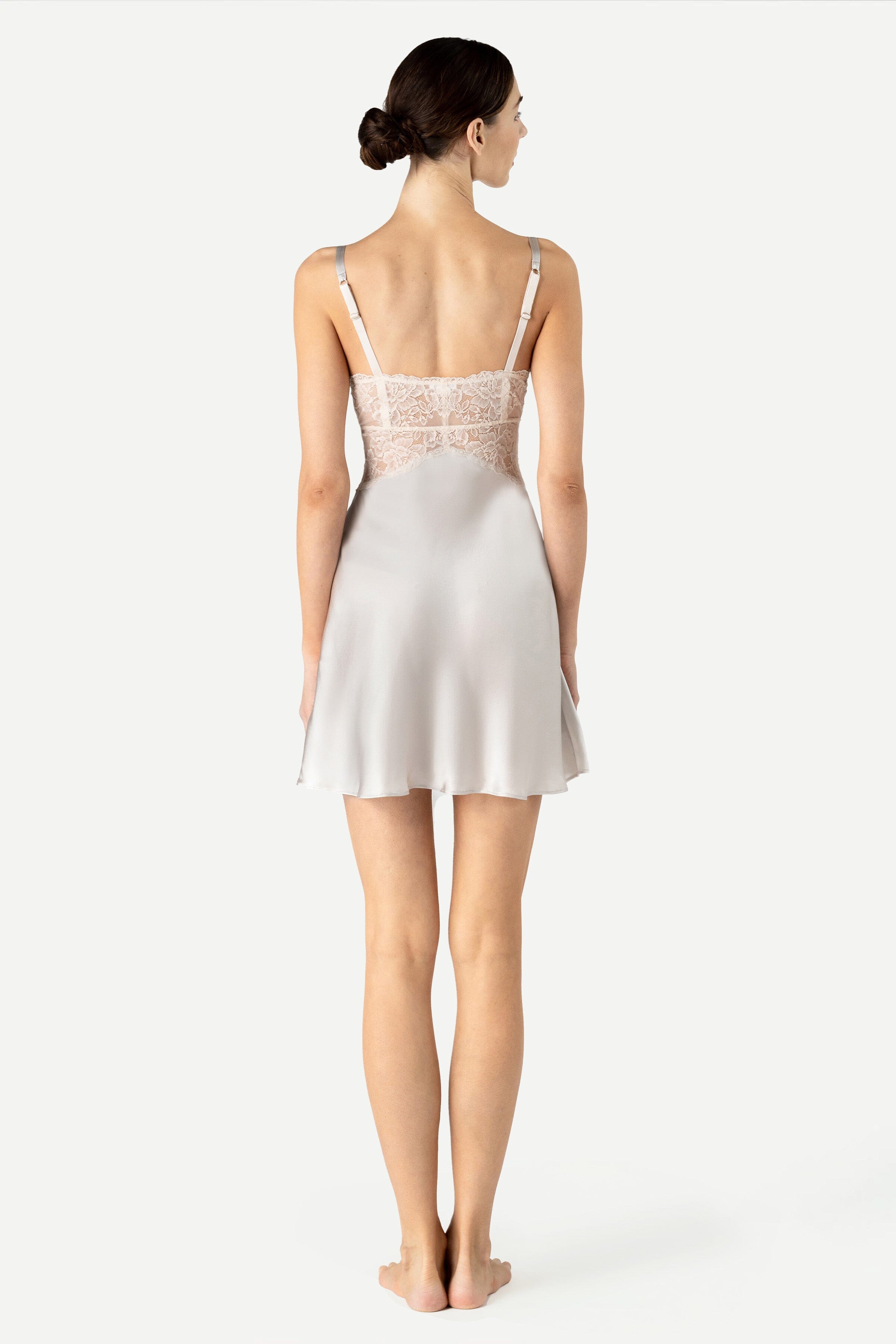 Morgan Cradle Bust Silk Chemise