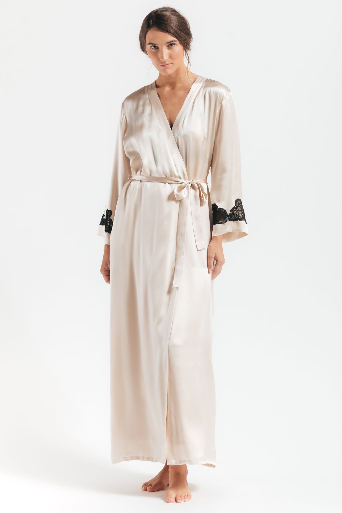 Morgan Long Silk Robe