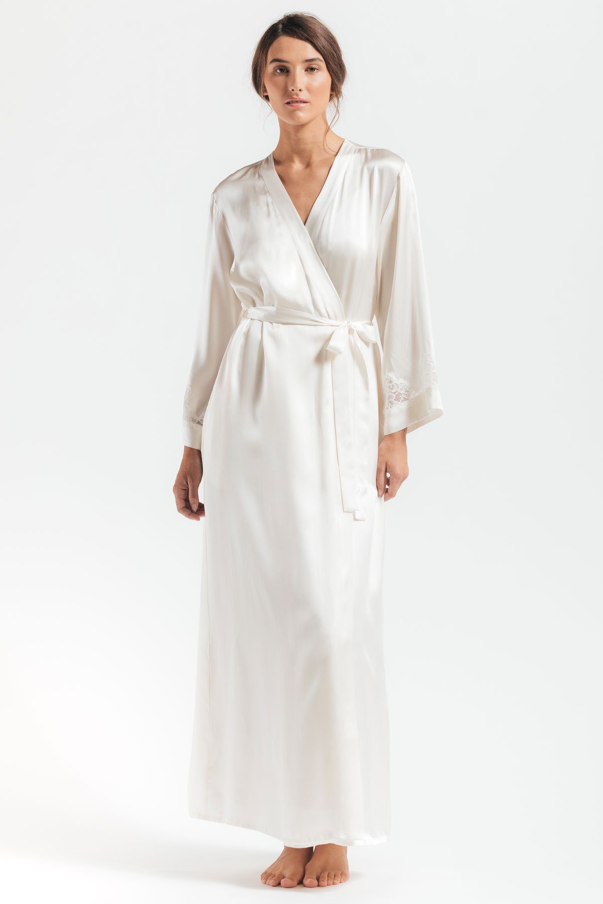 Morgan Long Silk Robe