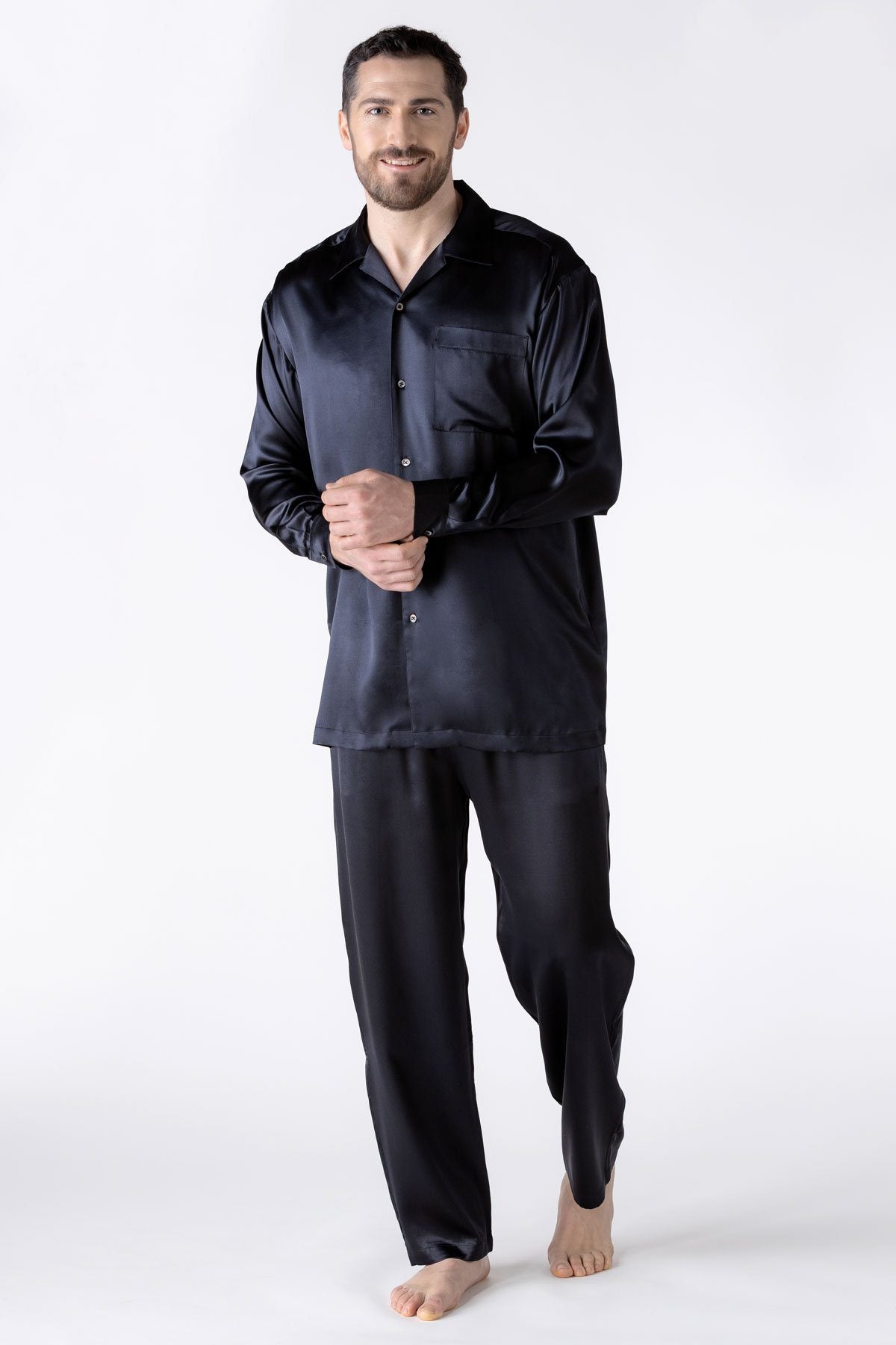 NK IMODE Men Silk Shirt