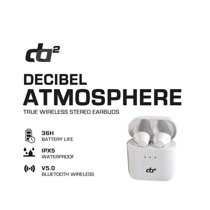 da2 decibel atmosphere ear buds bluetooth waterproof wireless