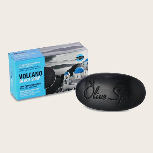 Face Exfoliation - Volcano black sponge mini by Santo Volcano Spa – Santora