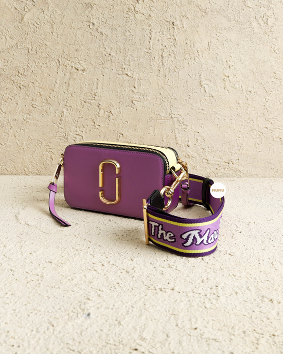 THE Snapshot Small Camera Bag Marc Jacobs in Violet Chachki Multi