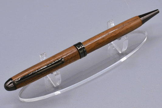 Handmade Round Top wood twist pen, Mulberry – Grumpy Guy Pens