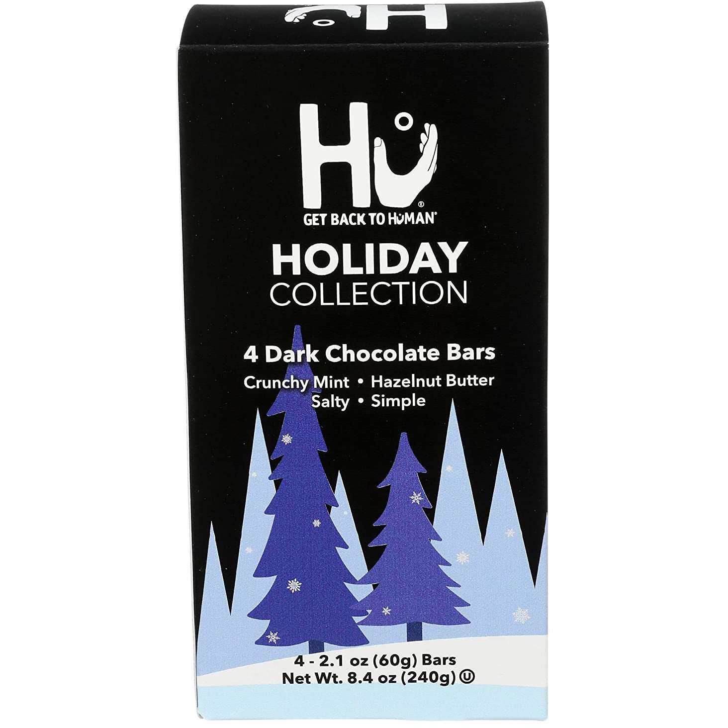 HU KITCHEN Holiday Collection Dark Chocolate Bars, 8.4 OZ
