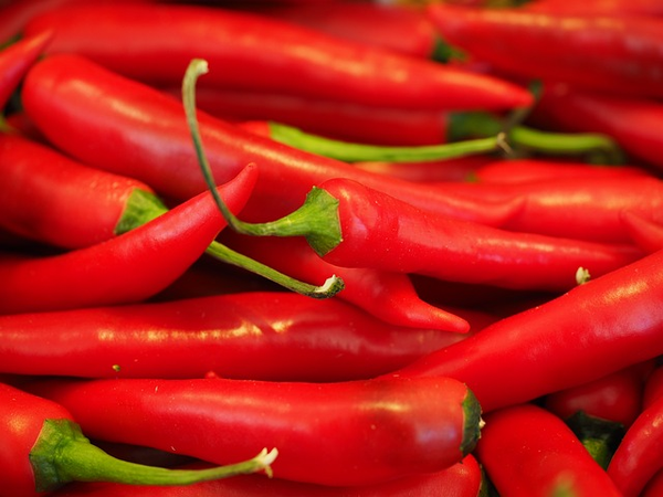 red peppers, metabolism, food