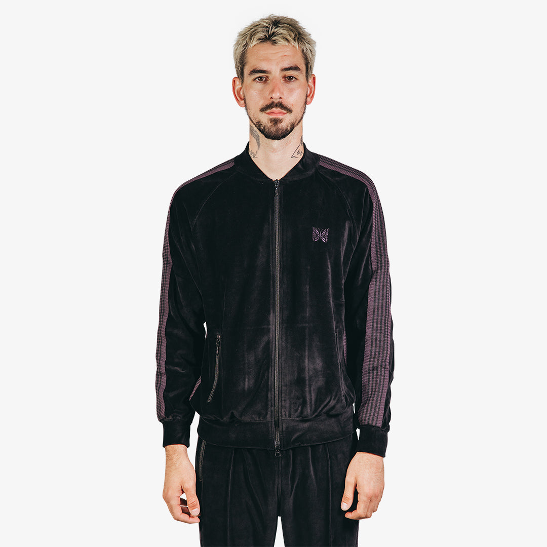 Needles Velour R.C. Track Jacket Black – Kriss Kross