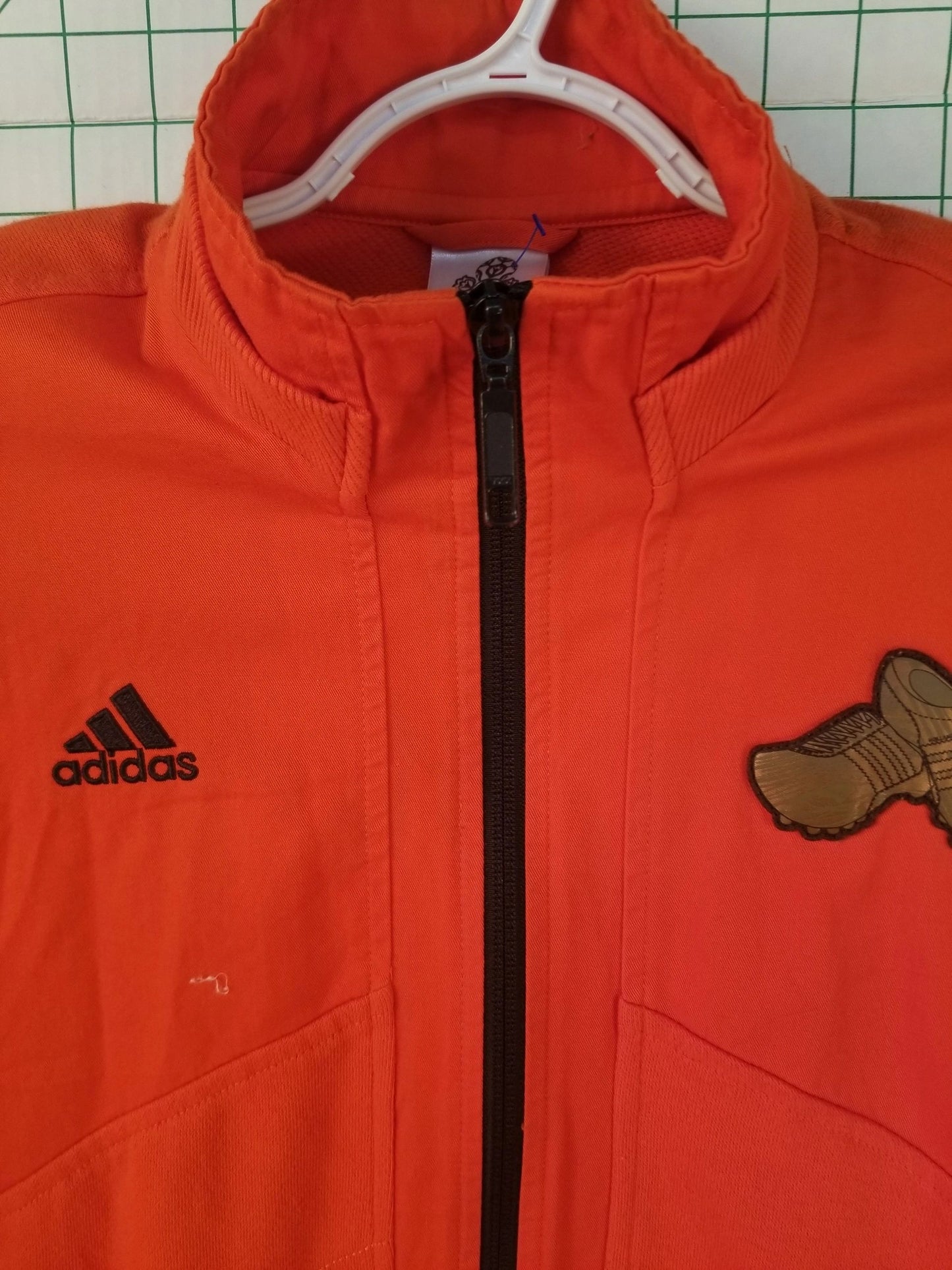 adidas embroidered track jacket