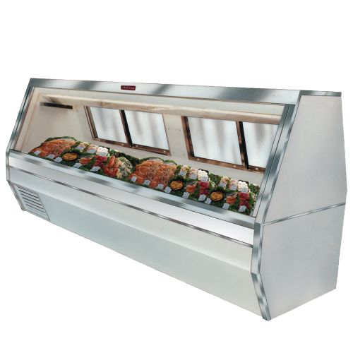 Butchery Equipment Fresh Meat Display Refrigerator Butcher Shop Seafood  Fish Display Freezer