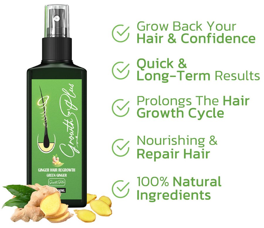 HaarGrowthPlus - Fás Gruaige a Neartú Séiream Cúram Gruaige - 120ml Sprae Lotion Hair Care