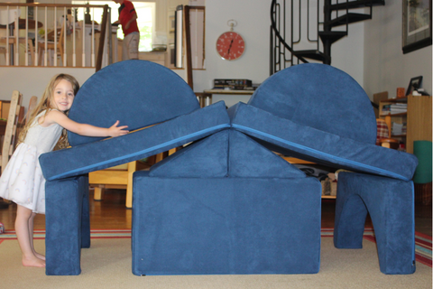 navy play couch as mickey clubhouse