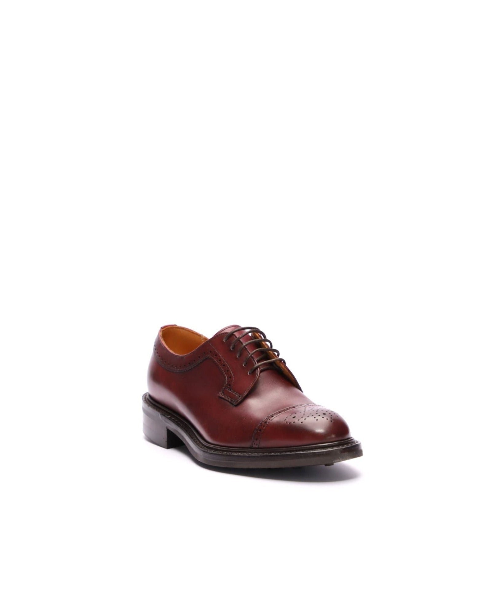 Sophie Derby Shoes - Burgundy