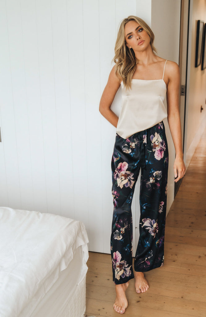 Daphne Newman x Ceci New York Marise Silk Pajama Pants – Daphne Newman  Design
