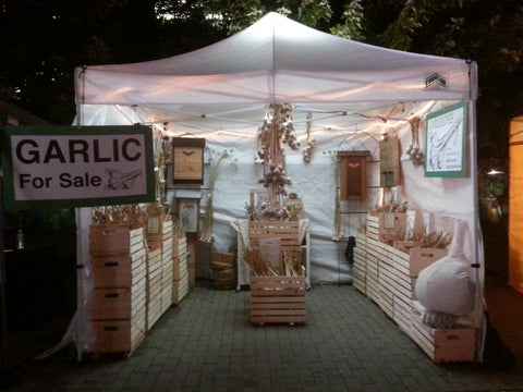 Garlic festival booth at Mississauga Italfest Garlicloves