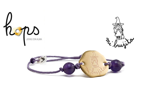 Charco amethyst personalized bracelet