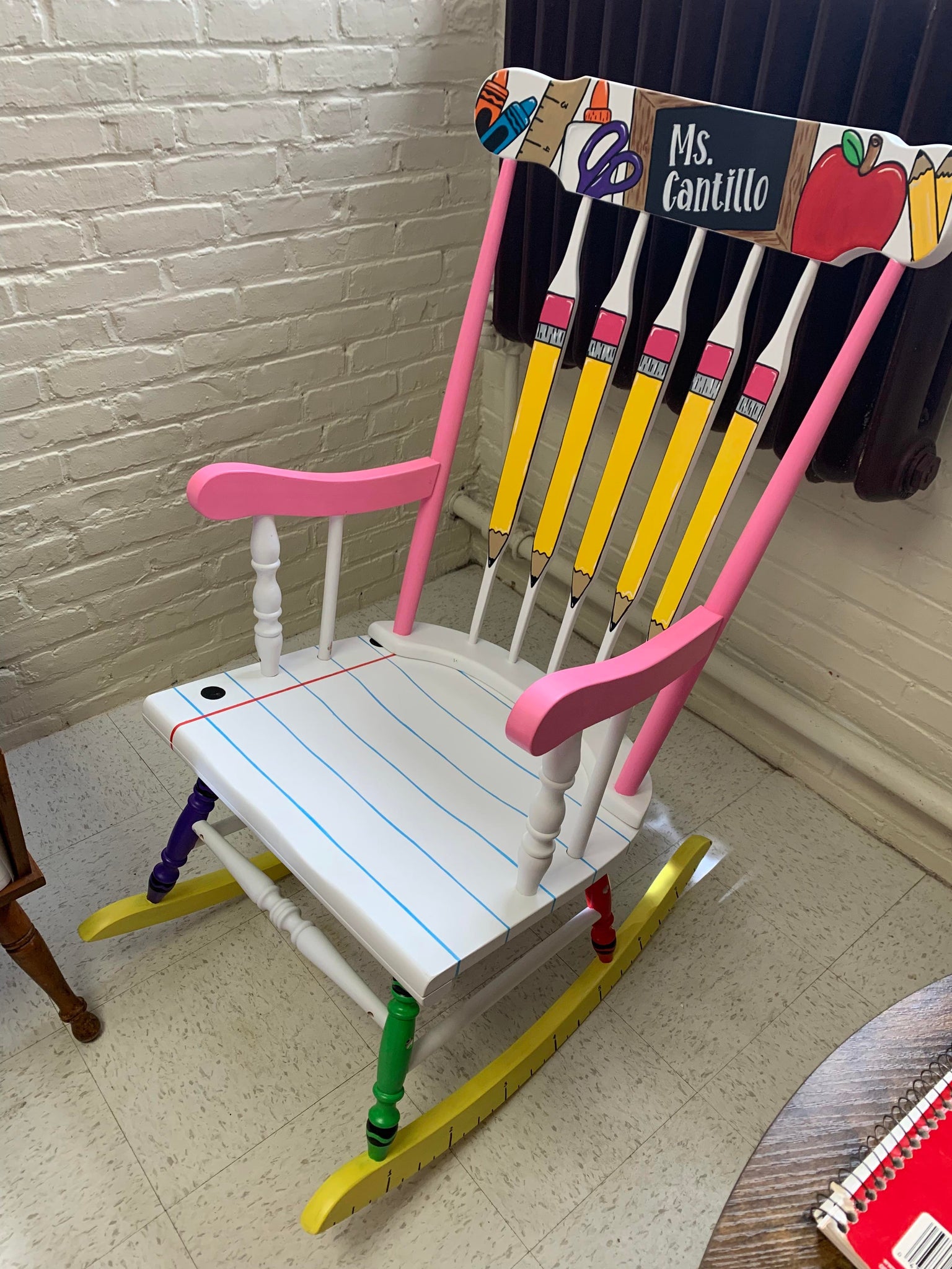 teacher rocking chair