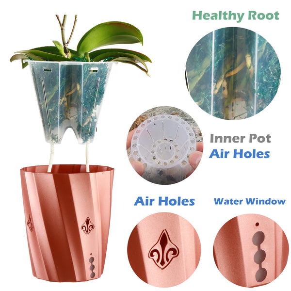 orchid pot with holes