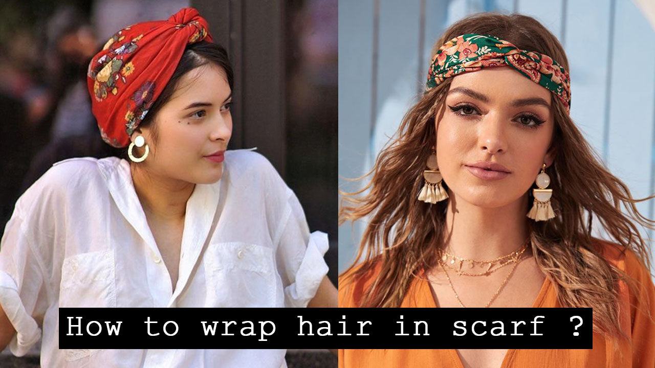 How to wrap hair in scarf ? | Headband Store