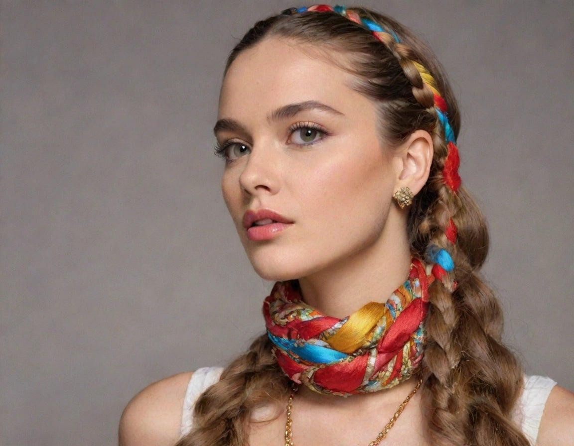 Scarf in the braid