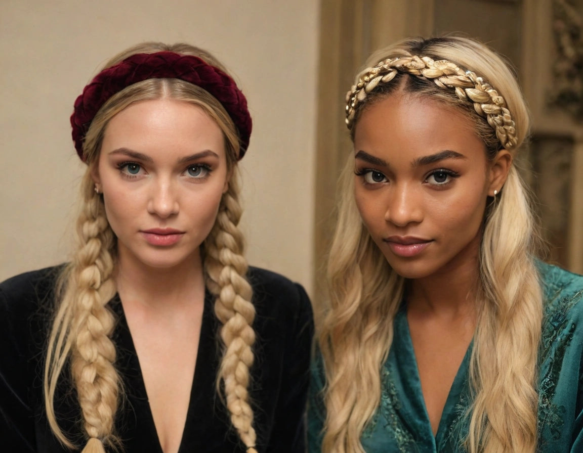 boho braided headband