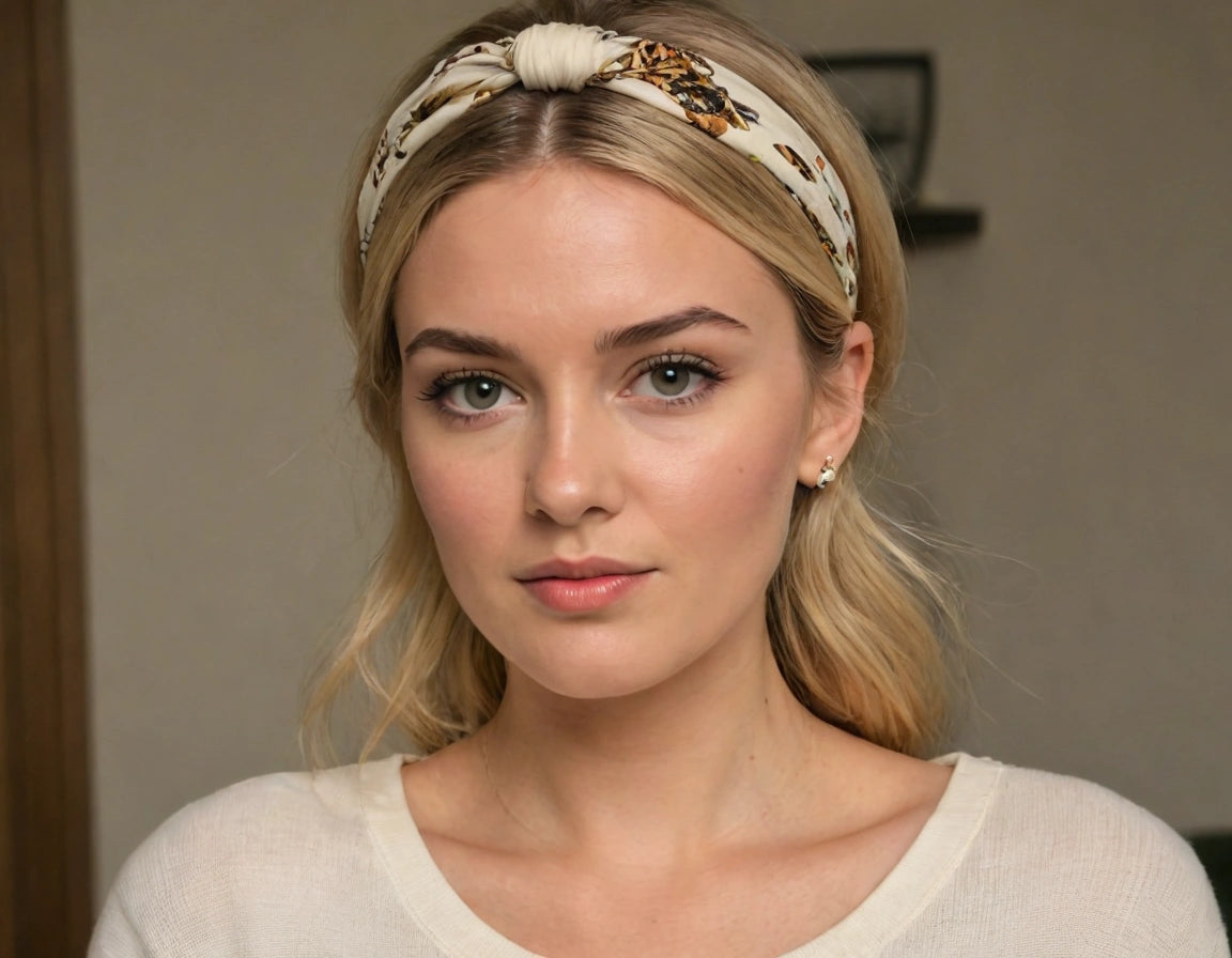 Casual knot headband style