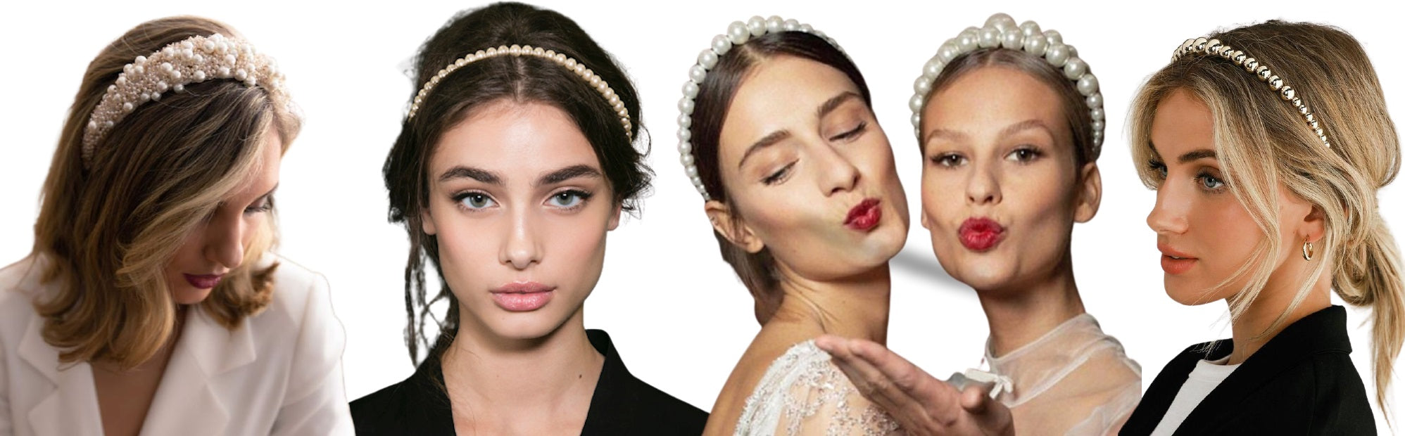 collection of pearl headband
