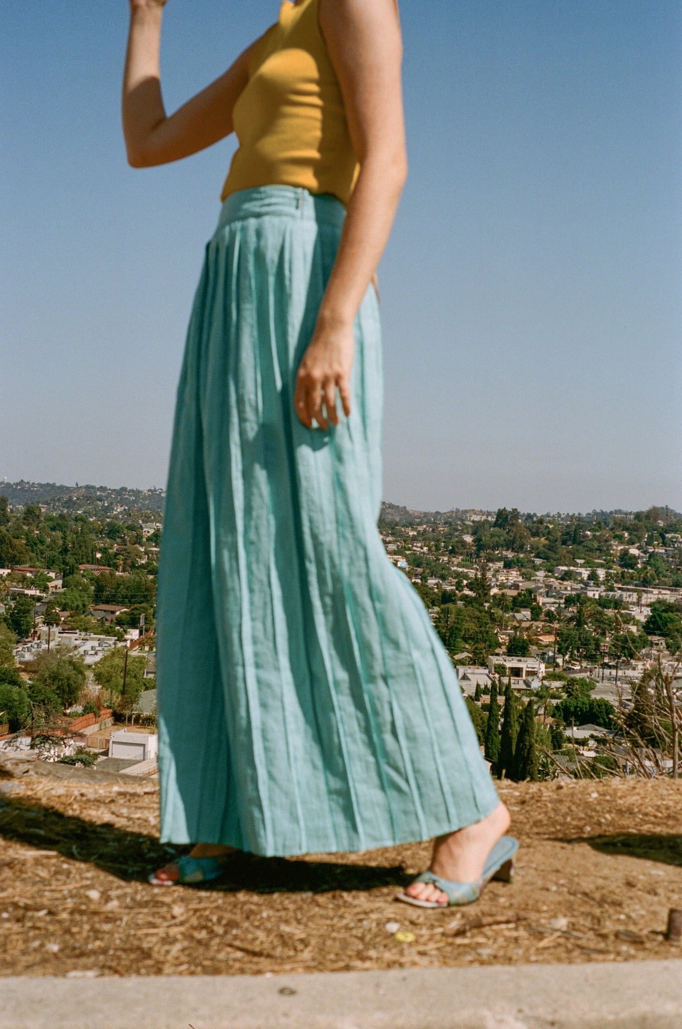 Mara Hoffman Belinda Pant in Sky Blue | NONNA